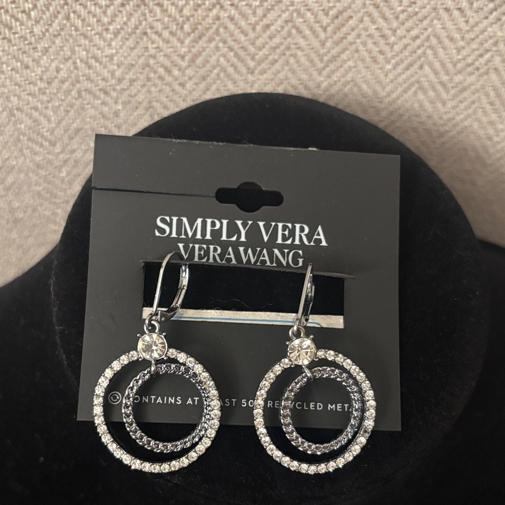 Simply Vera Vera Wang Double Circle Earrings